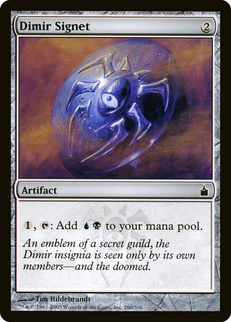 Dimir Signet (RAV-260)  Foil - Ravnica: City of Guilds
