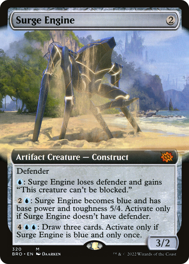 Surge Engine (Extended Art) (BRO-320)  - The Brothers' War: (Extended Art)
