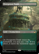 Overgrown Tomb (Borderless) (RVR-296)  Foil - Ravnica Remastered