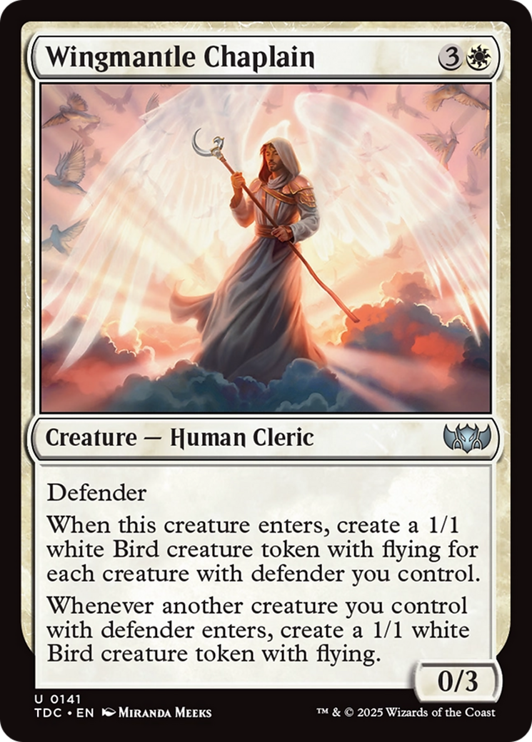 Wingmantle Chaplain (TDC-141) - Commander: Tarkir: Dragonstorm