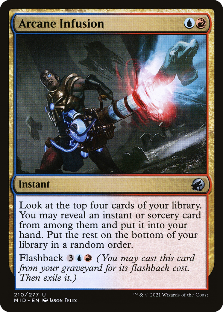 Arcane Infusion (MID-210)  - Innistrad: Midnight Hunt