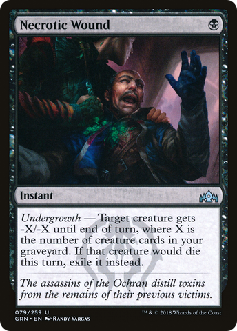 Necrotic Wound (GRN-079)  - Guilds of Ravnica