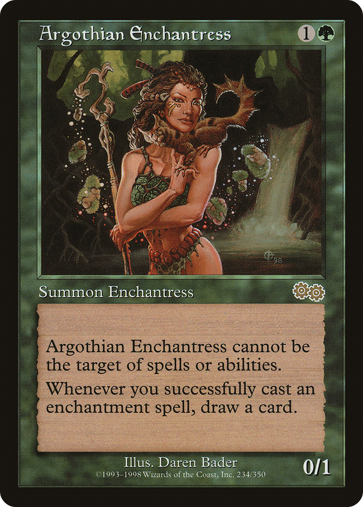 Argothian Enchantress (USG-234)  - Urza's Saga