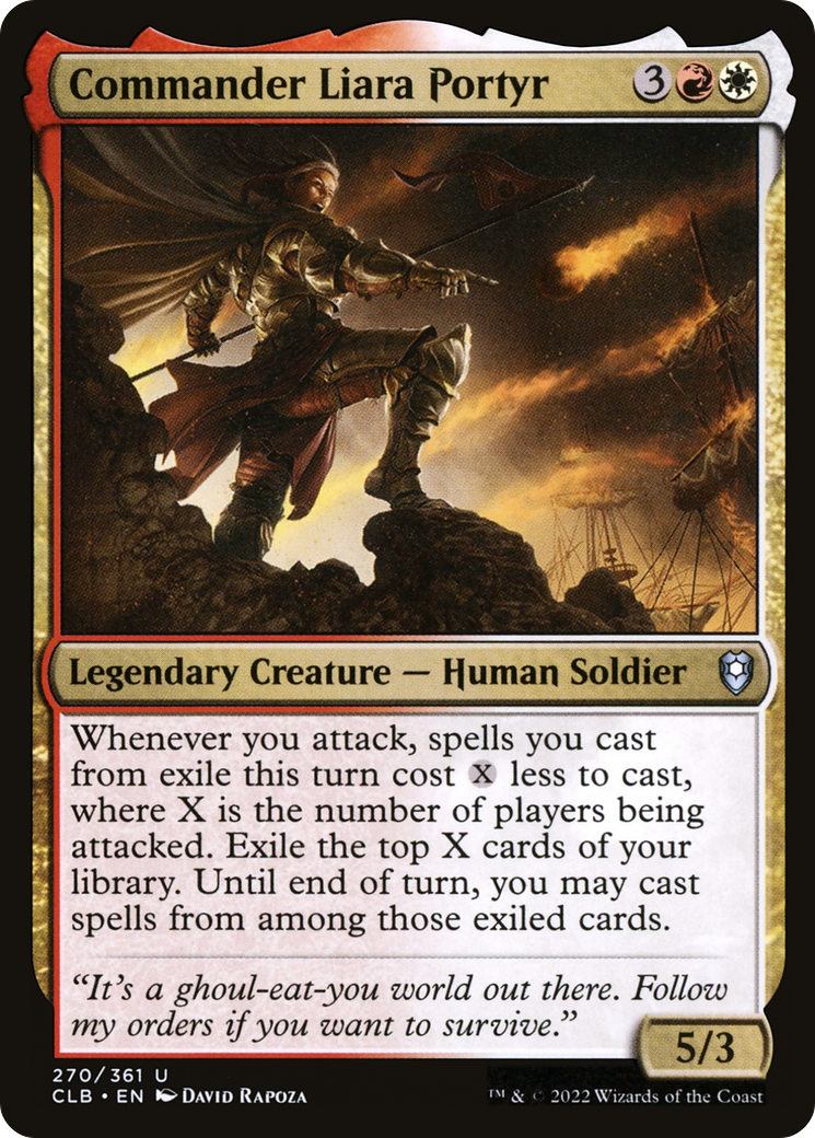 Commander Liara Portyr (CLB-270)  Foil - Commander Legends: Battle for Baldur's Gate