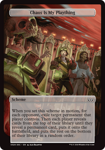 Chaos is My Plaything (Full Art) (A:DSC-329)  - Duskmourn: House of Horror Commander