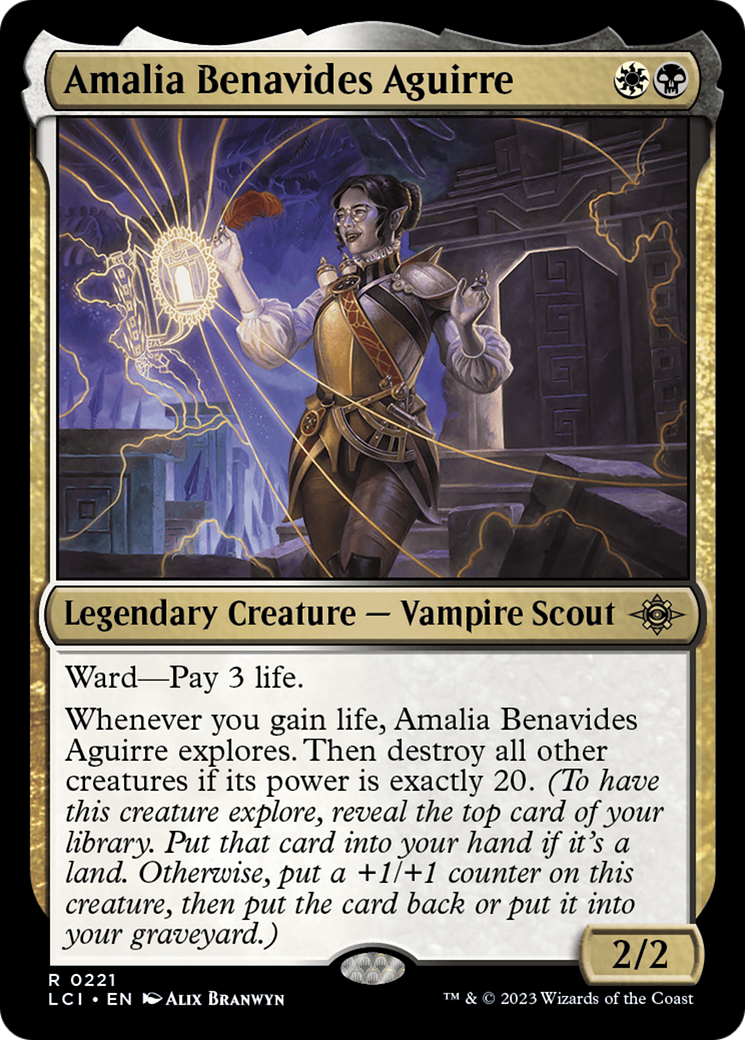 Amalia Benavides Aguirre (LCI-221)  Foil - The Lost Caverns of Ixalan