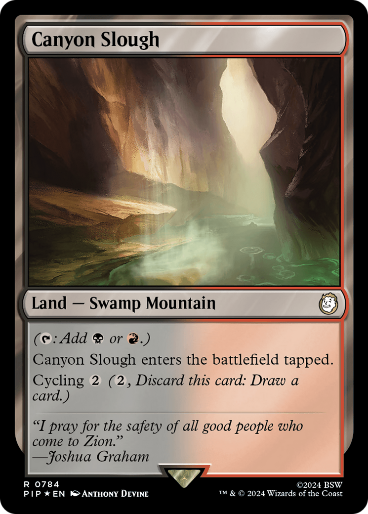 Canyon Slough (Surge Foil) (PIP-784)  Foil - Fallout