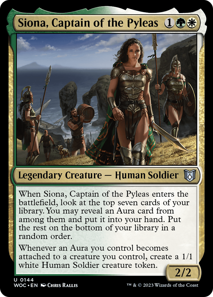 Siona, Captain of the Pyleas (WOC-144)  - Wilds of Eldraine Commander