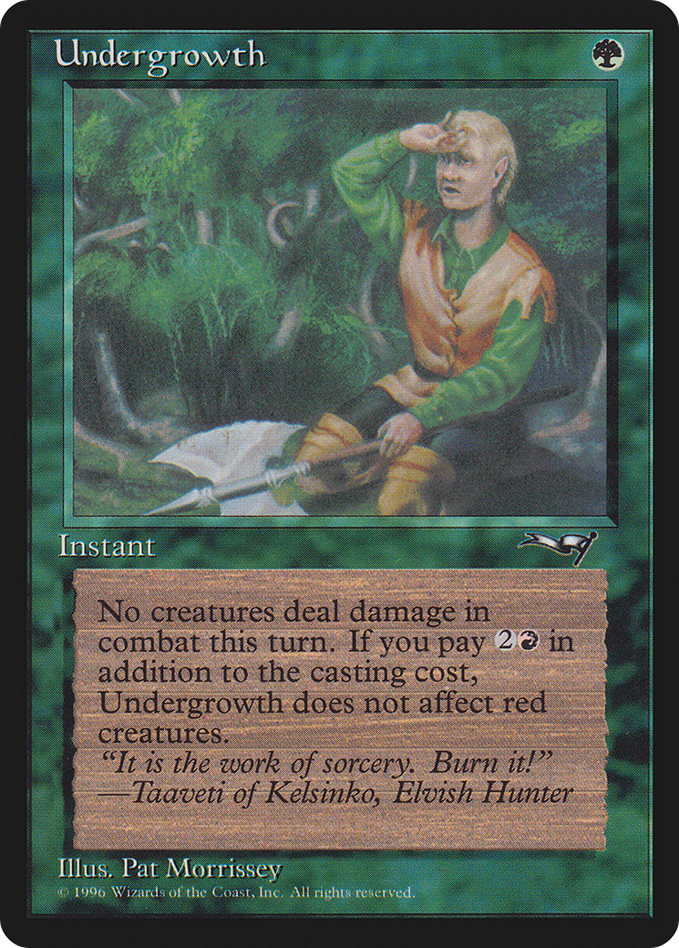 Undergrowth (Holding Axe) (ALL-088)  - Alliances
