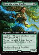 Nissa, Worldsoul Speaker (Extended Art) (DRC-029)  - Commander: Aetherdrift: (Extended Art)
