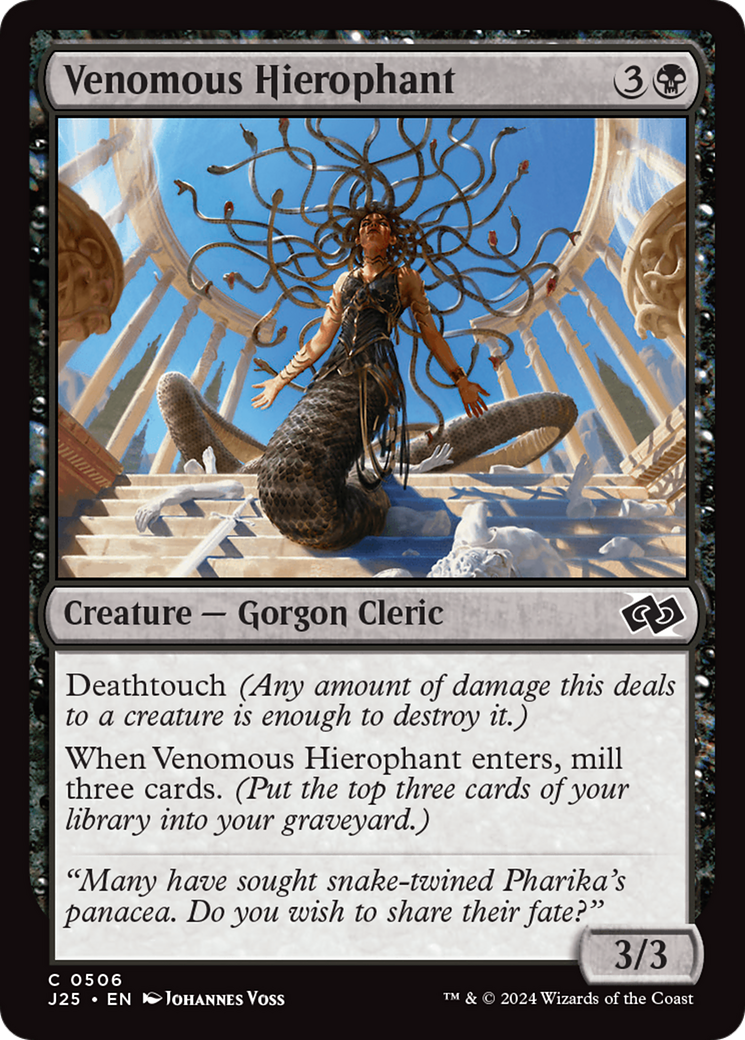 Venomous Hierophant (J25-506)  - Foundations Jumpstart