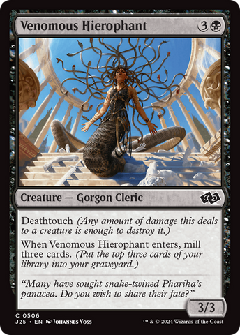 Venomous Hierophant (J25-506)  - Foundations Jumpstart