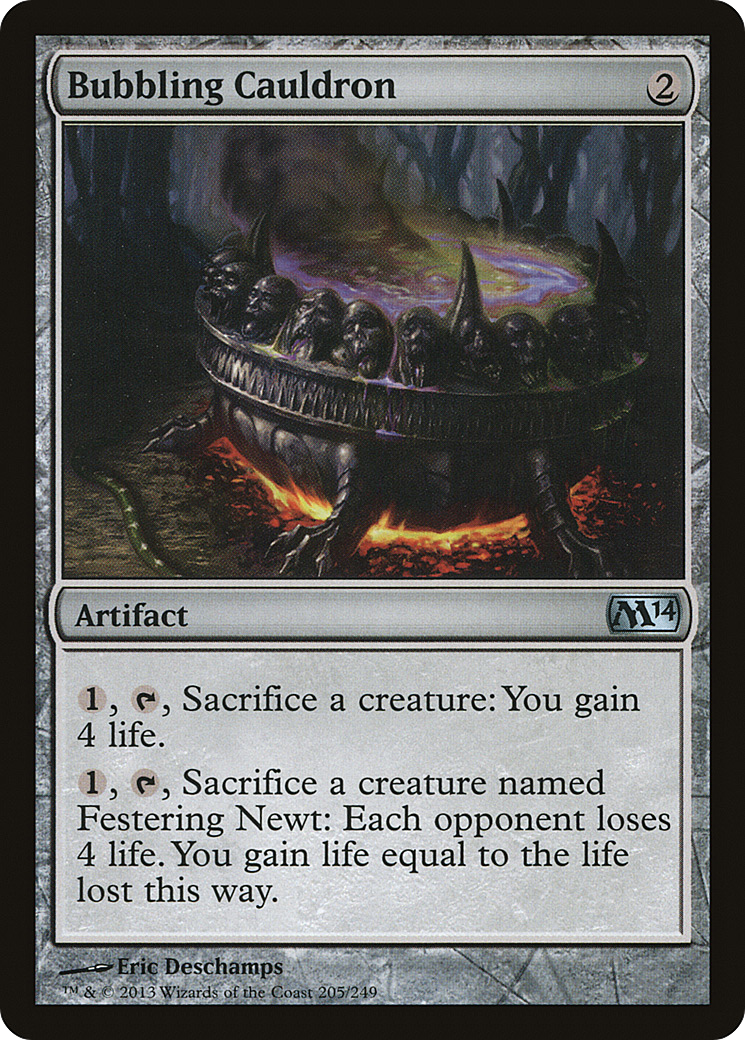Bubbling Cauldron (M14-205)  Foil - Magic 2014