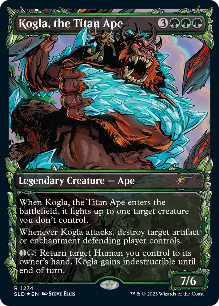 Kogla, the Titan Ape (Halo Foil) (SLD-1274)  Foil - Secret Lair Drop: (Showcase)