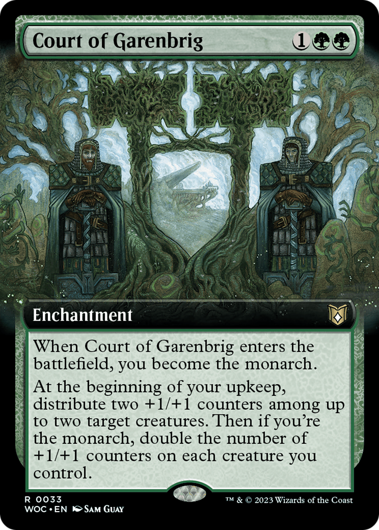 Court of Garenbrig (Extended Art) (WOC-033)  Foil - Wilds of Eldraine Commander: (Extended Art)