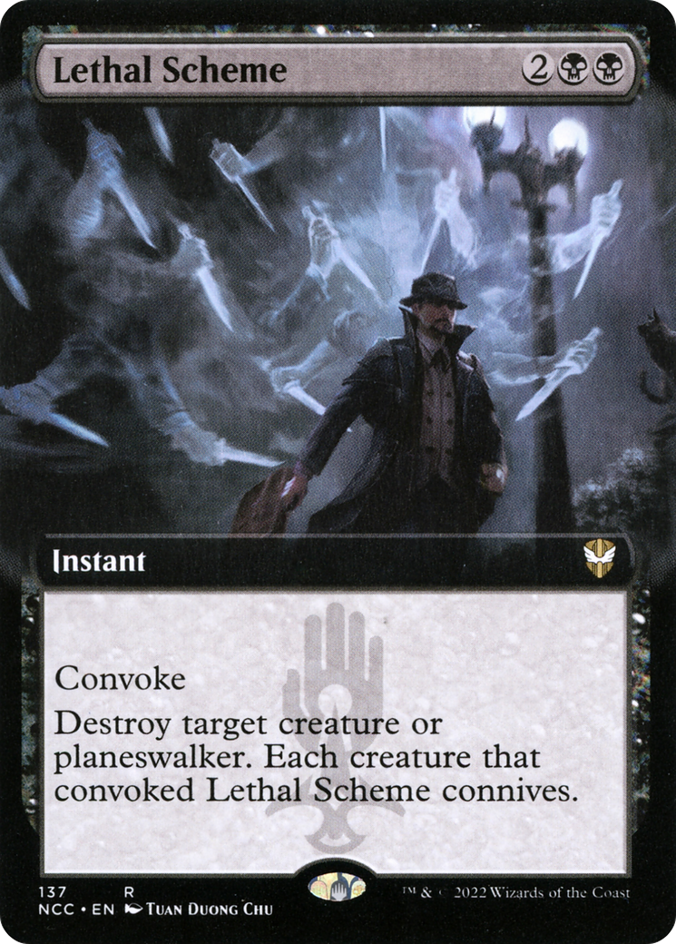 Lethal Scheme (Extended Art) (NCC-137) - New Capenna Commander: (Extended Art)
