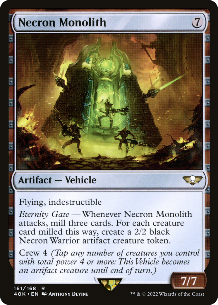 Necron Monolith (40K-161)  - Warhammer 40,000 Commander