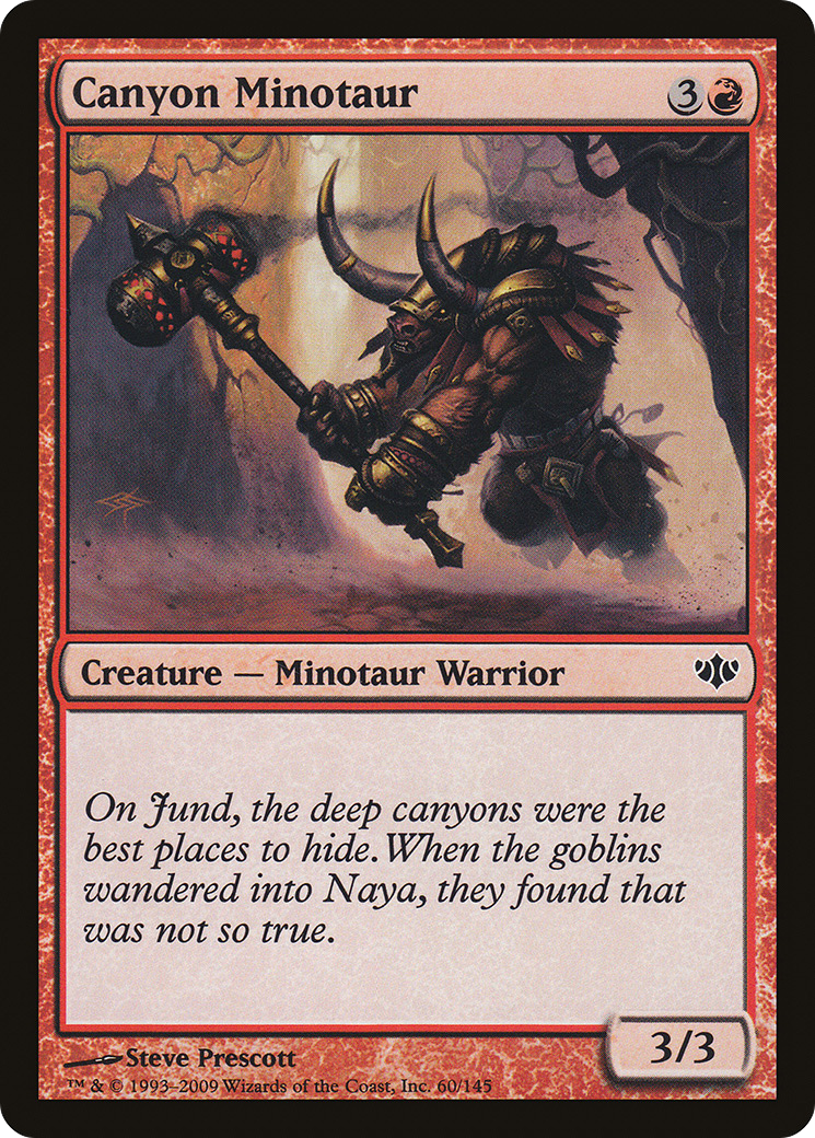 Canyon Minotaur (CON-060)  - Conflux