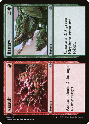 Assault // Battery (DMR-210)  - Dominaria Remastered