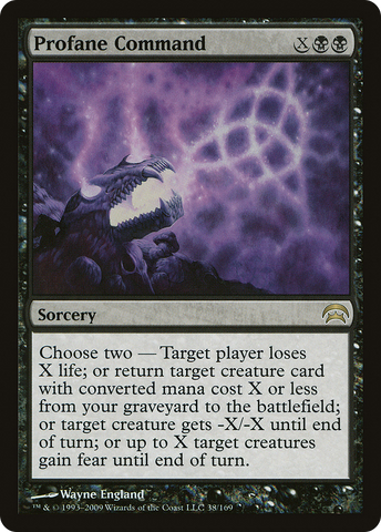 Profane Command (HOP-038)  - Planechase