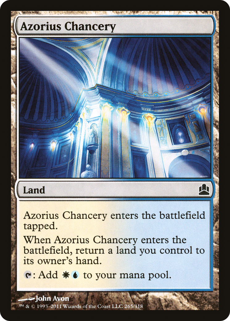 Azorius Chancery (CMD-265)  - Commander 2011