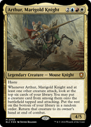 Arthur, Marigold Knight (BLC-005)  Foil - Bloomburrow Commander