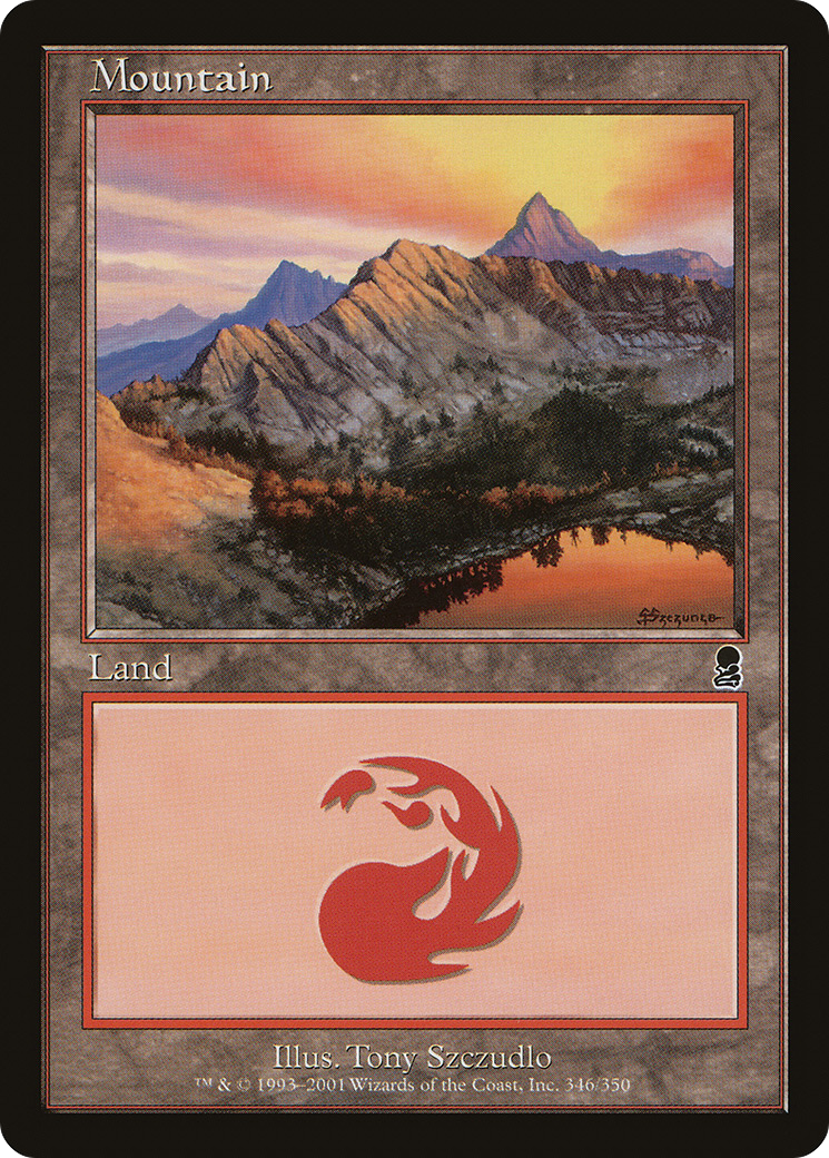 Mountain (346) (ODY-346)  Foil - Odyssey