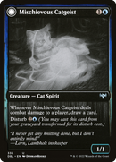 Mischievous Catgeist (DBL-336)  Foil - Innistrad: Double Feature: (Double Faced Transform)