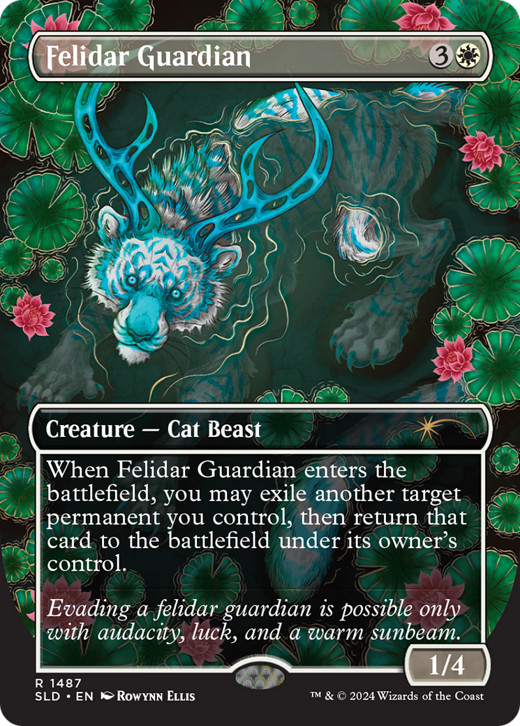 Felidar Guardian (SLD-1487)  - Secret Lair Drop (Borderless)