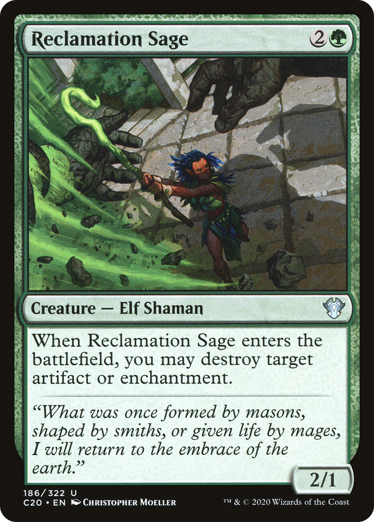 Reclamation Sage (C20-186)  - Commander 2020