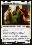 Mangara, the Diplomat (M21-027)  Foil - Core Set 2021