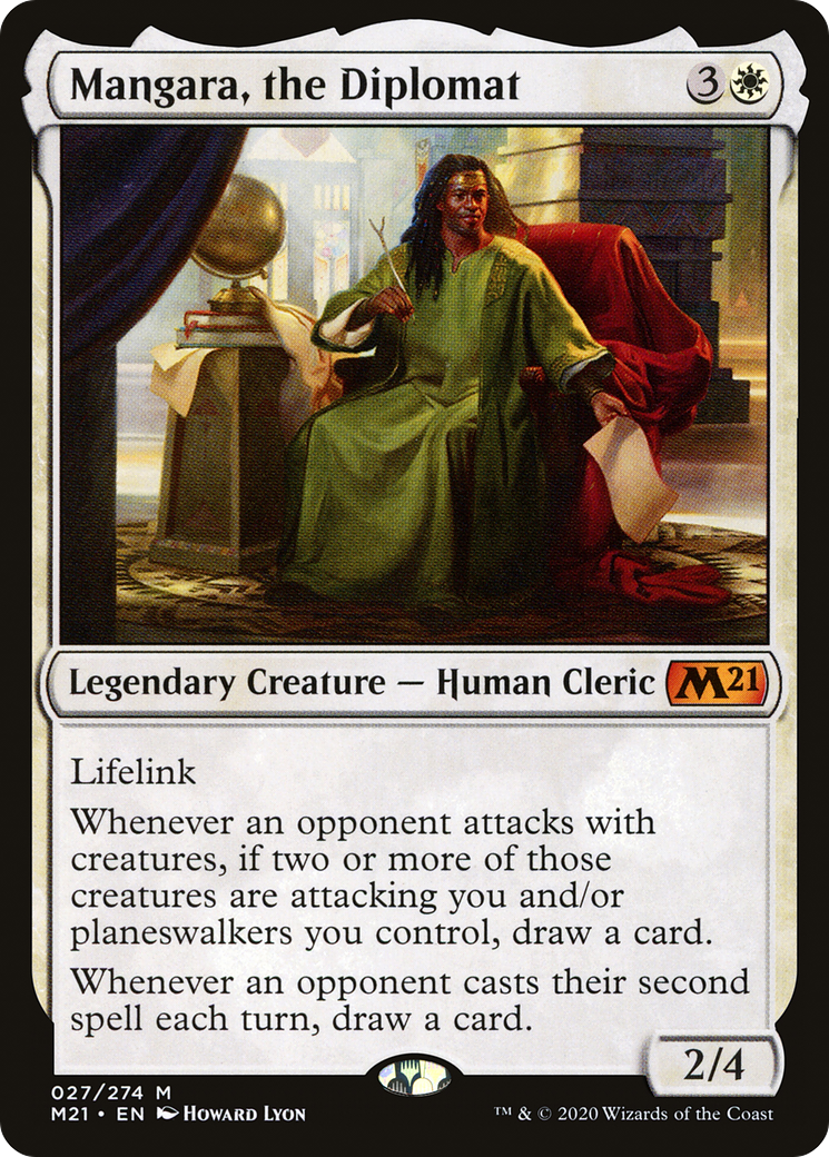 Mangara, the Diplomat (M21-027)  - Core Set 2021