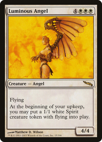 Luminous Angel (MRD-015)  Foil - Mirrodin