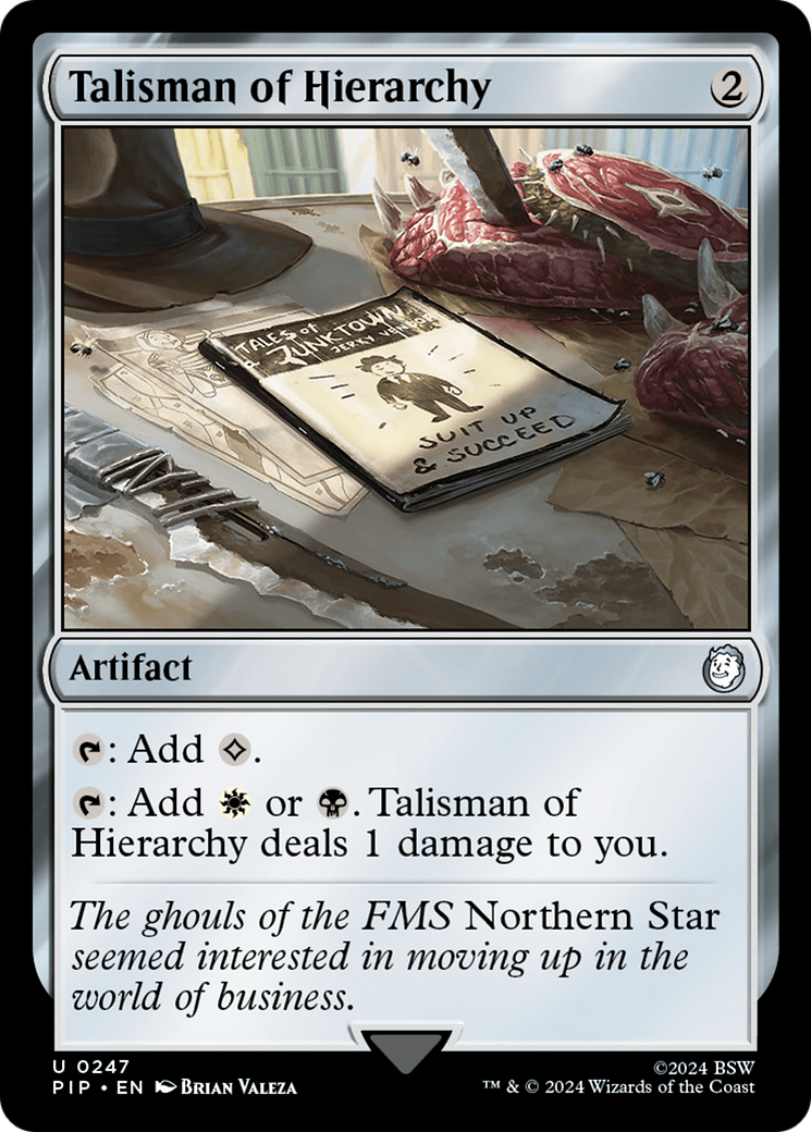 Talisman of Hierarchy (PIP-247)  - Fallout