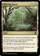 Thriving Grove (CLU-250)  - Ravnica: Clue Edition