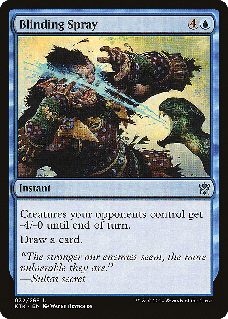 Blinding Spray (KTK-032)  Foil - Khans of Tarkir