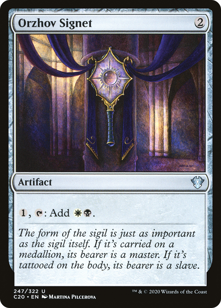 Orzhov Signet (C20-247)  - Commander 2020