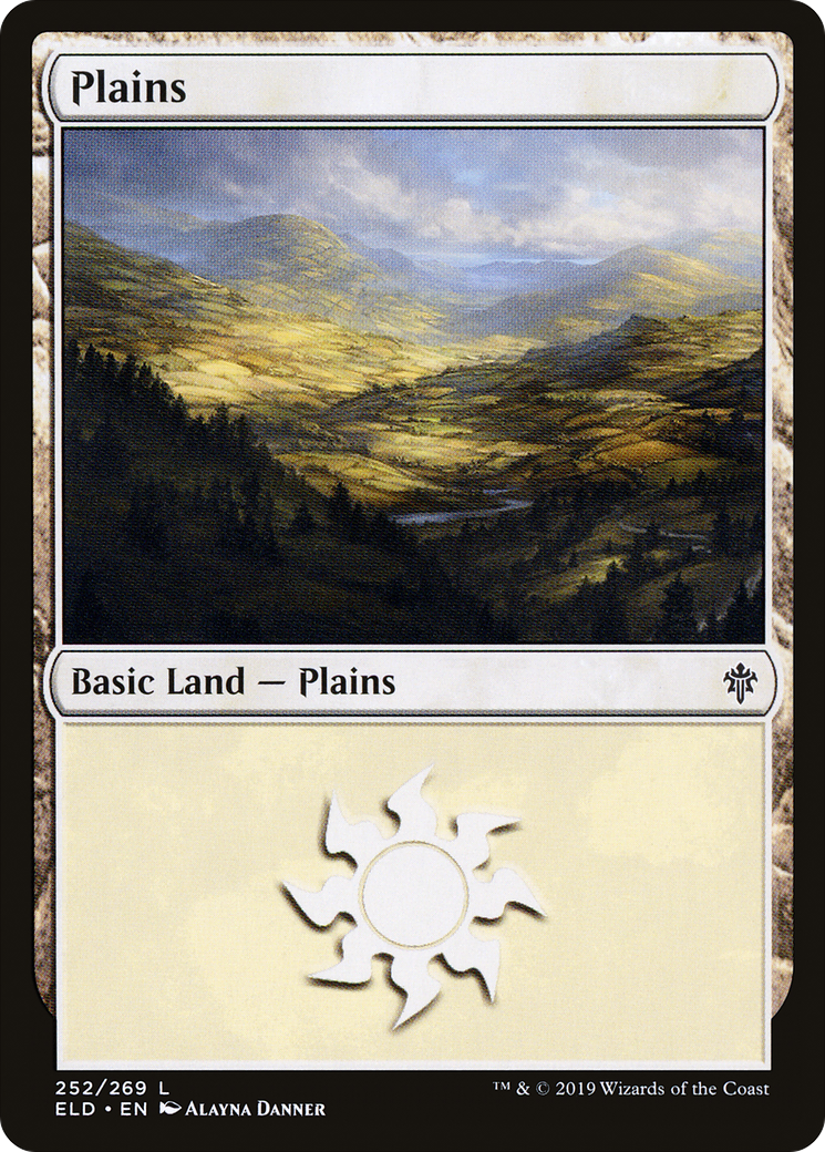 Plains (252) (ELD-252)  - Throne of Eldraine