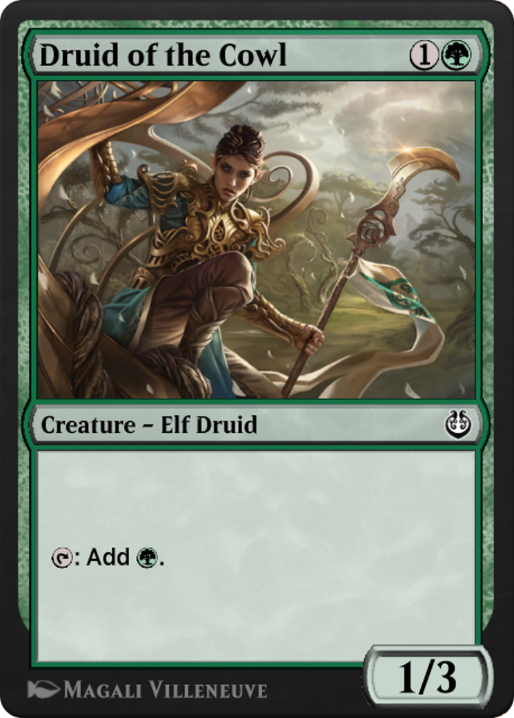 Druid of the Cowl (KLR-159)  - Kaladesh Remastered