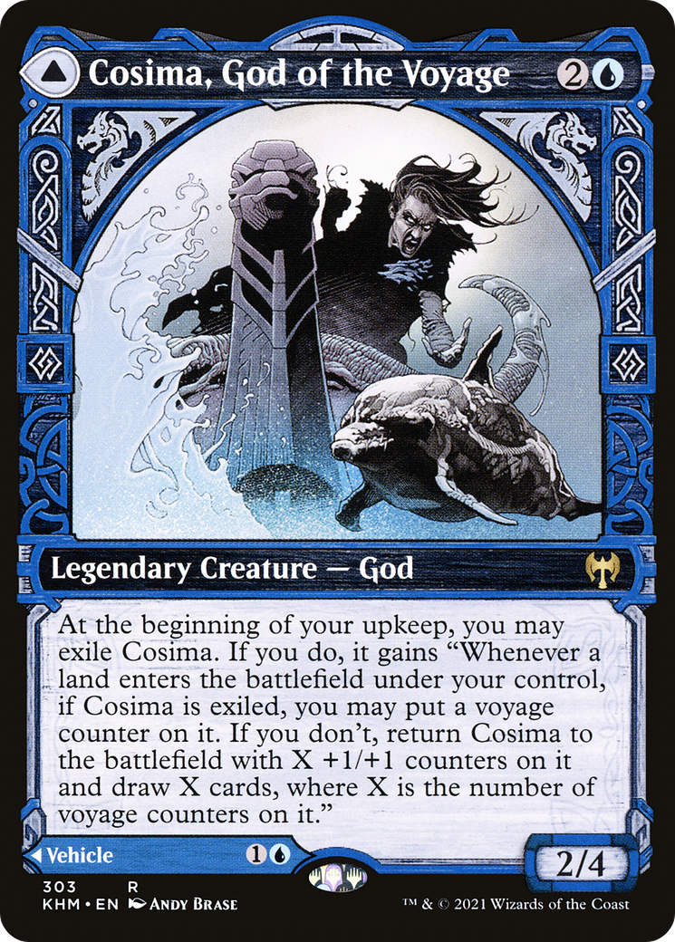 Cosima, God of the Voyage (Showcase) (KHM-303)  - Kaldheim