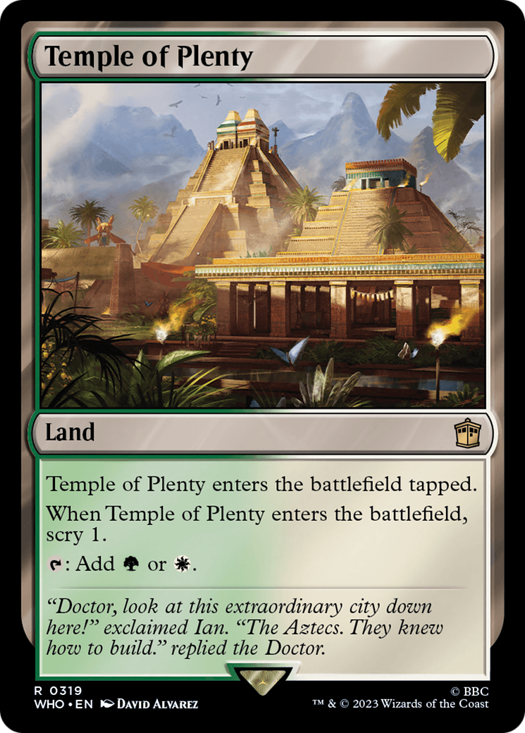 Temple of Plenty (WHO-319)  Foil - Doctor Who
