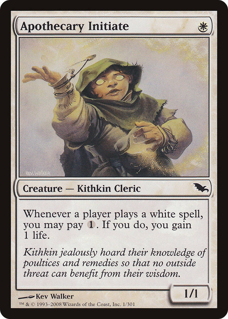 Apothecary Initiate (SHM-001)  Foil - Shadowmoor