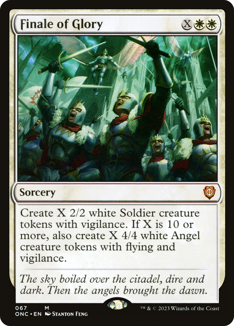 Finale of Glory (ONC-067)  - Phyrexia: All Will Be One Commander