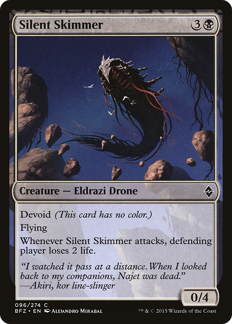 Silent Skimmer (BFZ-096)  - Battle for Zendikar