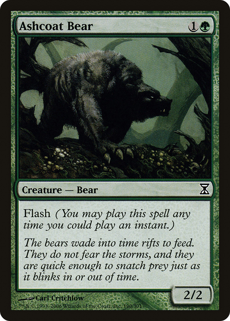 Ashcoat Bear (TSP-190)  Foil - Time Spiral