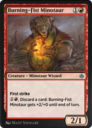 Burning-Fist Minotaur (AKR-143)  - Amonkhet Remastered