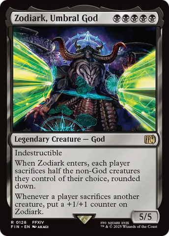 Zodiark, Umbral God (FIN-128)  Foil - FINAL FANTASY