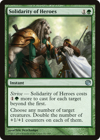Solidarity of Heroes (JOU-141)  Foil - Journey into Nyx