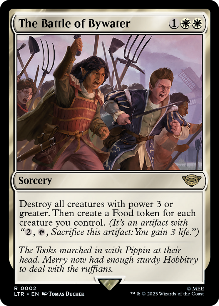 The Battle of Bywater (LTR-002)  Foil - The Lord of the Rings: Tales of Middle-earth