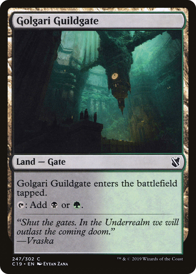 Golgari Guildgate (C19-247)  - Commander 2019
